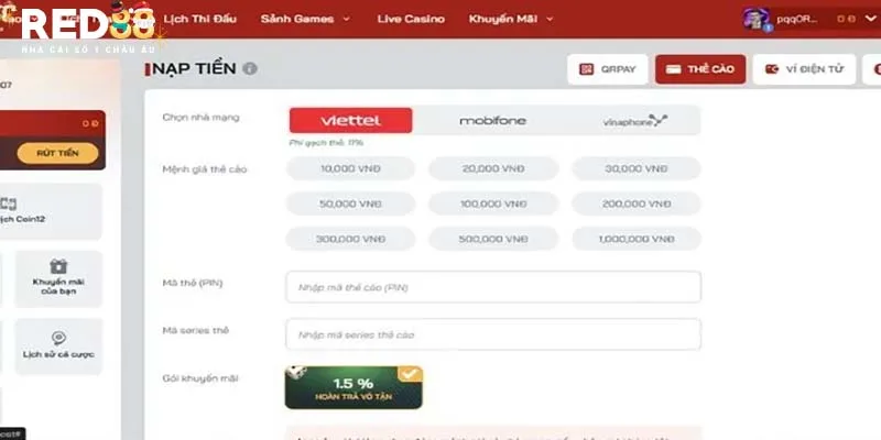 Nạp tiền qua thẻ cào mang lại tính tiện lợi cho người chơi Nạp tiền qua thẻ cào mang lại tính tiện lợi cho người chơi